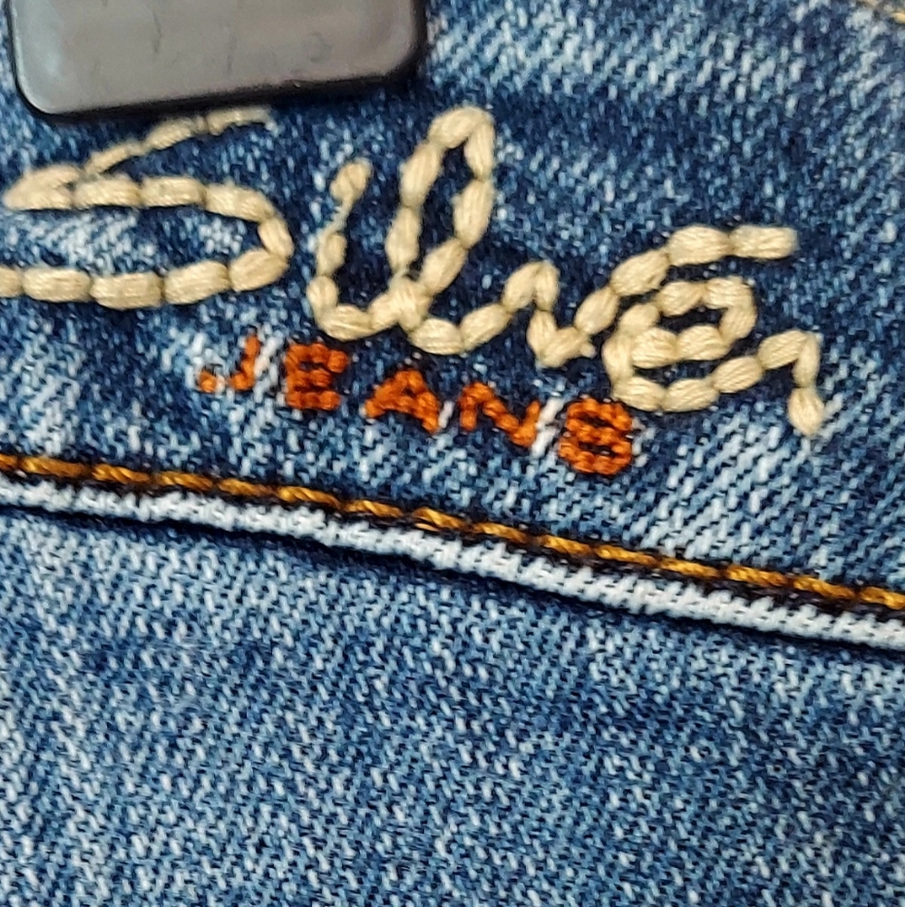 SILVER CAPRI DENIM JEANS - Picture 11 of 11